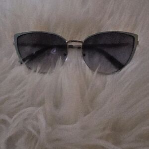 Othr Black and Silver Cat-Eye Sunglasses